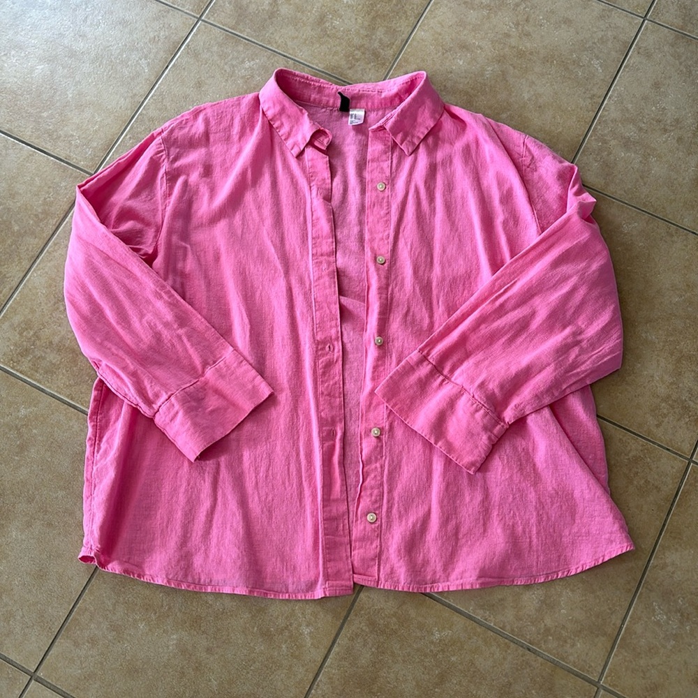 H&M Linen Button Up
